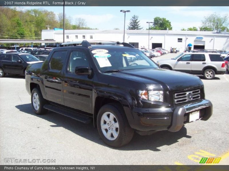 Formal Black / Gray 2007 Honda Ridgeline RTL