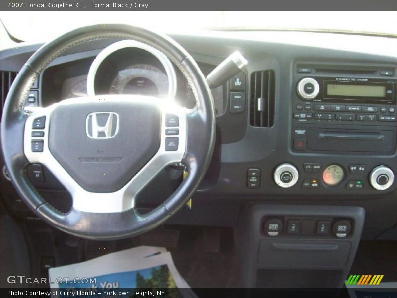 Formal Black / Gray 2007 Honda Ridgeline RTL