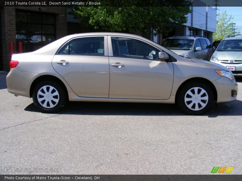 Desert Sand Metallic / Bisque 2010 Toyota Corolla LE