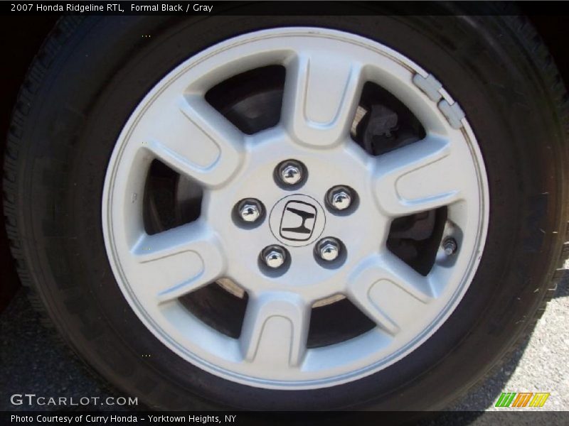 Formal Black / Gray 2007 Honda Ridgeline RTL