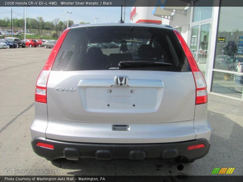 Whistler Silver Metallic / Black 2008 Honda CR-V EX-L 4WD