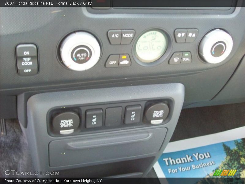 Formal Black / Gray 2007 Honda Ridgeline RTL