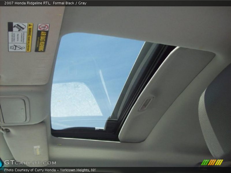 Formal Black / Gray 2007 Honda Ridgeline RTL