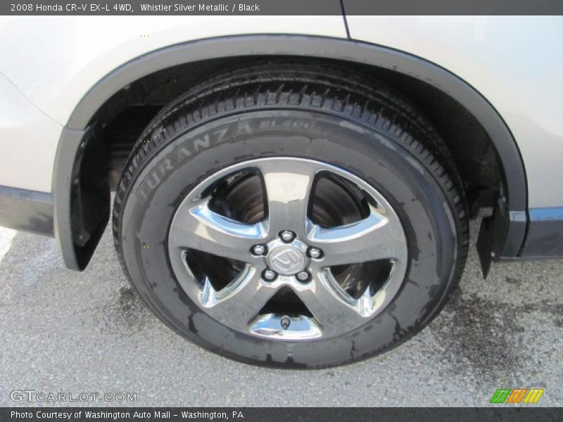 Whistler Silver Metallic / Black 2008 Honda CR-V EX-L 4WD