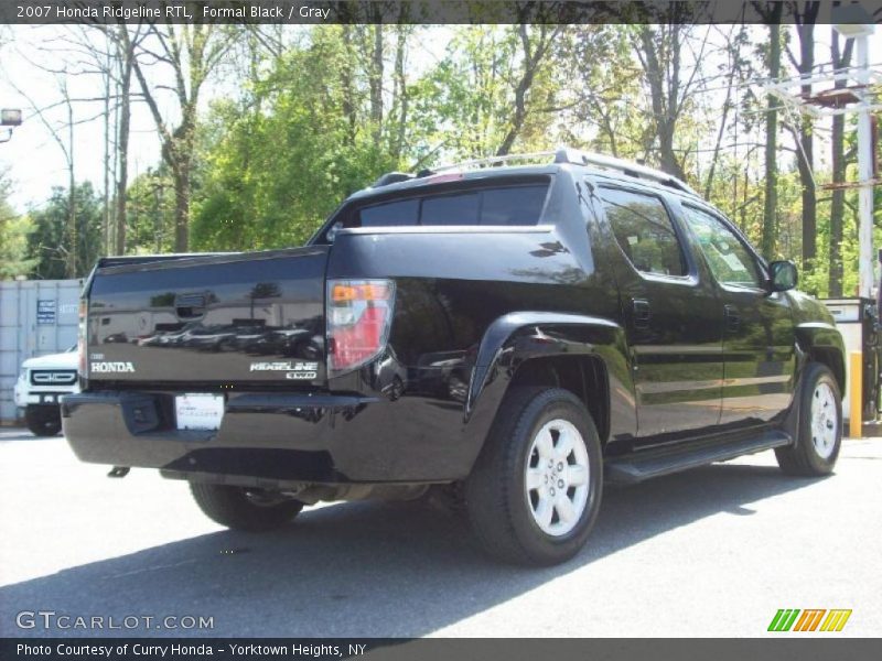 Formal Black / Gray 2007 Honda Ridgeline RTL