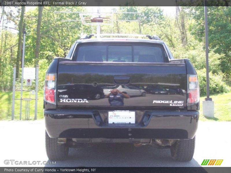 Formal Black / Gray 2007 Honda Ridgeline RTL