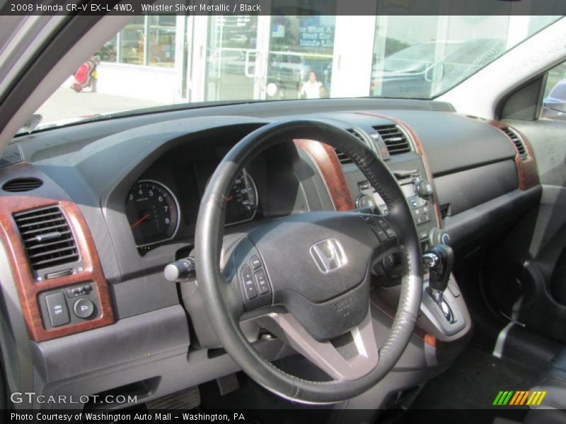 Whistler Silver Metallic / Black 2008 Honda CR-V EX-L 4WD
