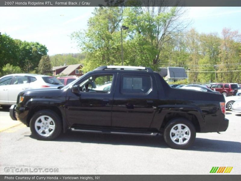 Formal Black / Gray 2007 Honda Ridgeline RTL