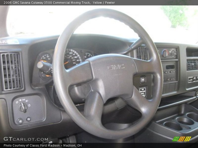 Yellow / Pewter 2006 GMC Savana Cutaway 3500 Commercial Moving Truck