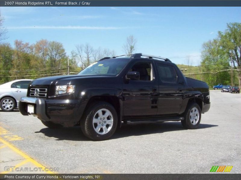 Formal Black / Gray 2007 Honda Ridgeline RTL