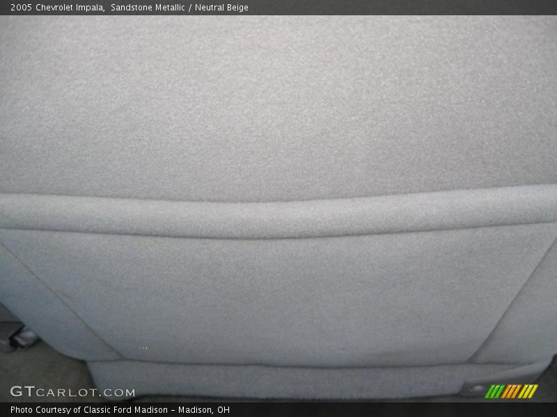 Sandstone Metallic / Neutral Beige 2005 Chevrolet Impala
