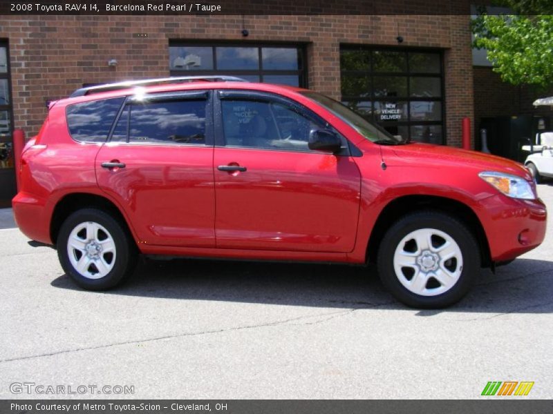 Barcelona Red Pearl / Taupe 2008 Toyota RAV4 I4