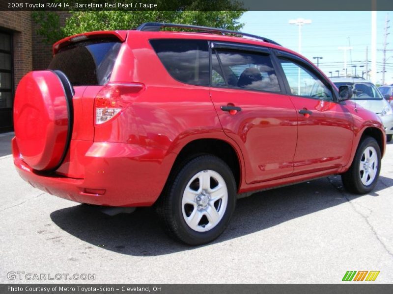 Barcelona Red Pearl / Taupe 2008 Toyota RAV4 I4