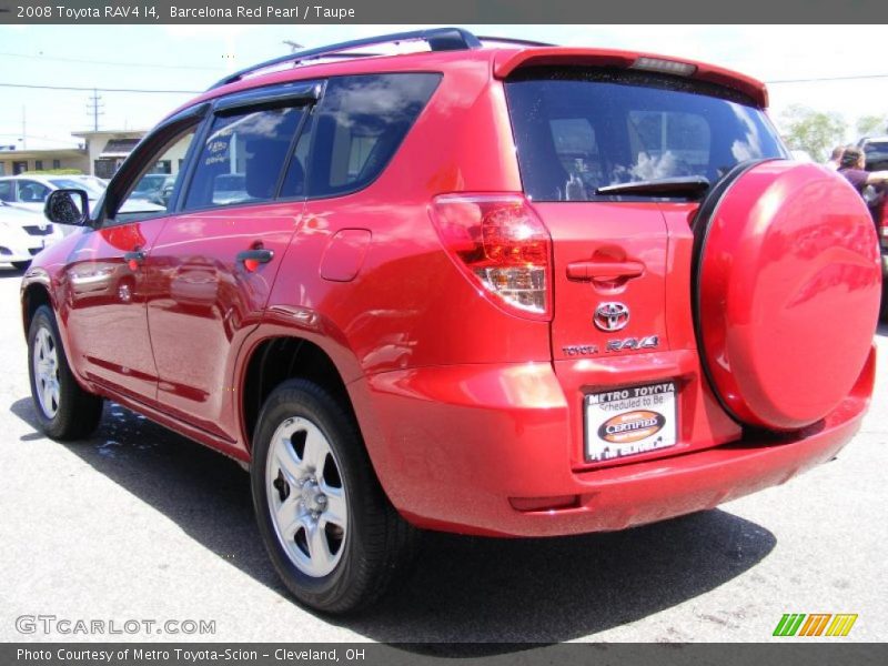 Barcelona Red Pearl / Taupe 2008 Toyota RAV4 I4