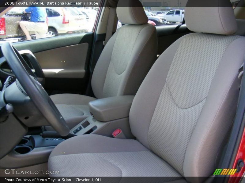 Barcelona Red Pearl / Taupe 2008 Toyota RAV4 I4