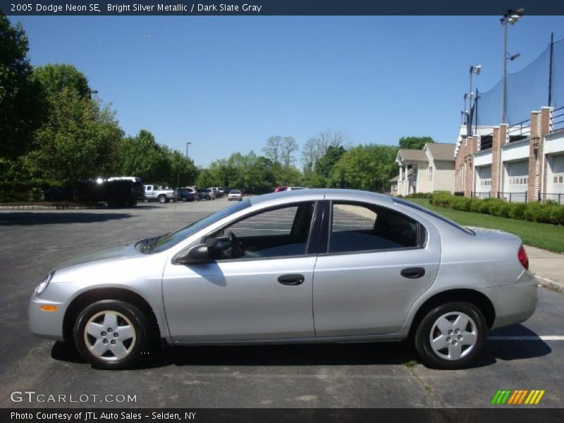 Bright Silver Metallic / Dark Slate Gray 2005 Dodge Neon SE