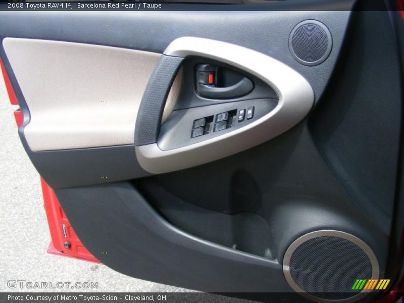 Barcelona Red Pearl / Taupe 2008 Toyota RAV4 I4