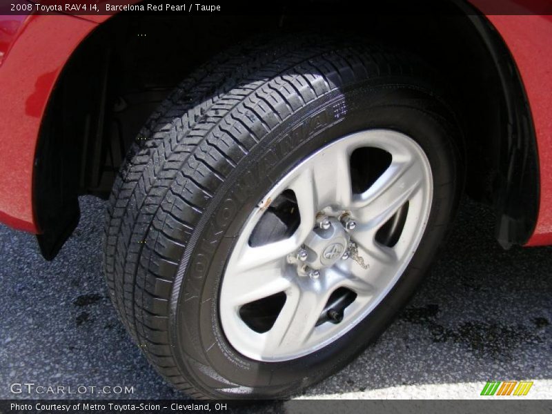 Barcelona Red Pearl / Taupe 2008 Toyota RAV4 I4