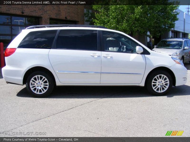 Arctic Frost Pearl / Fawn 2008 Toyota Sienna Limited AWD