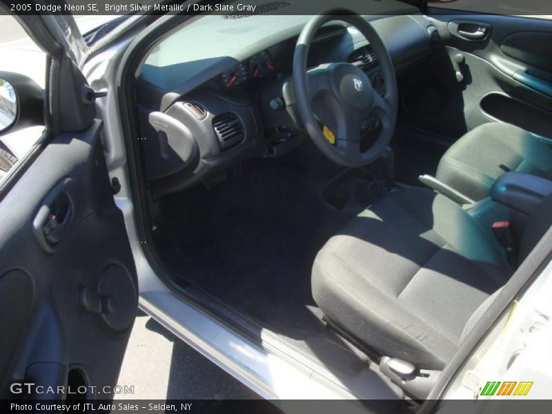 Bright Silver Metallic / Dark Slate Gray 2005 Dodge Neon SE