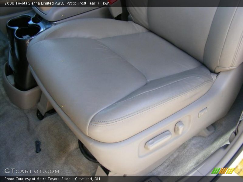 Arctic Frost Pearl / Fawn 2008 Toyota Sienna Limited AWD