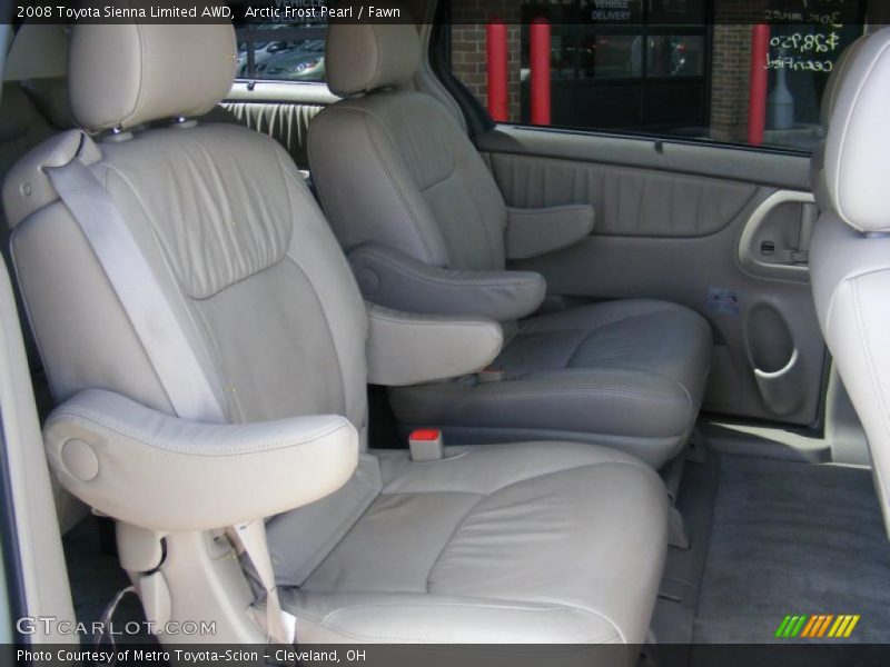 Arctic Frost Pearl / Fawn 2008 Toyota Sienna Limited AWD