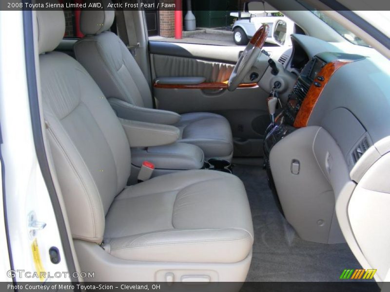 Arctic Frost Pearl / Fawn 2008 Toyota Sienna Limited AWD