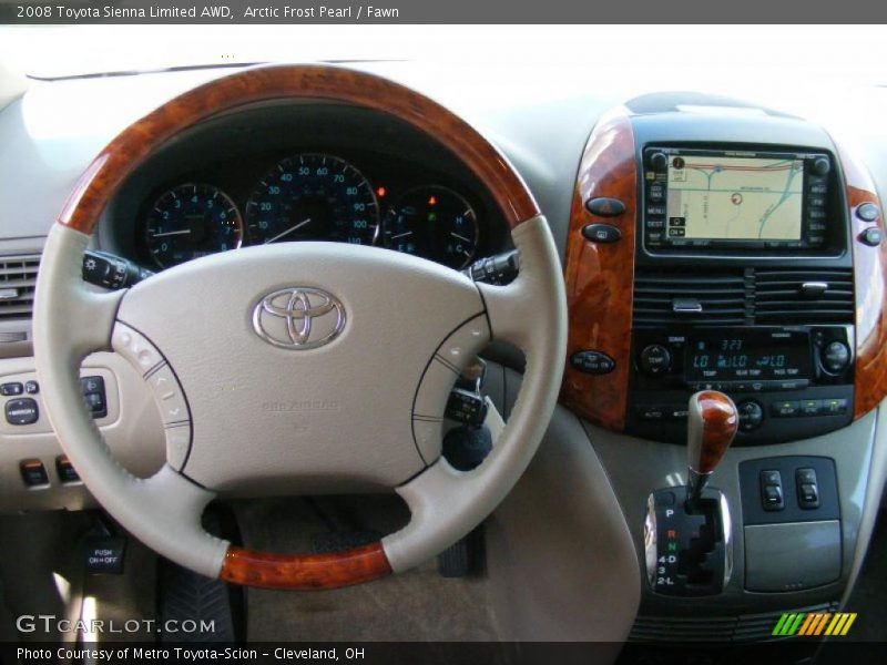 Arctic Frost Pearl / Fawn 2008 Toyota Sienna Limited AWD