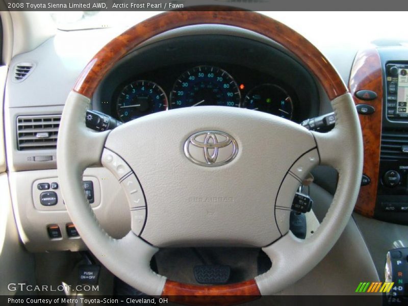 Arctic Frost Pearl / Fawn 2008 Toyota Sienna Limited AWD