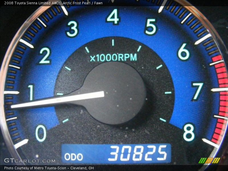 Arctic Frost Pearl / Fawn 2008 Toyota Sienna Limited AWD