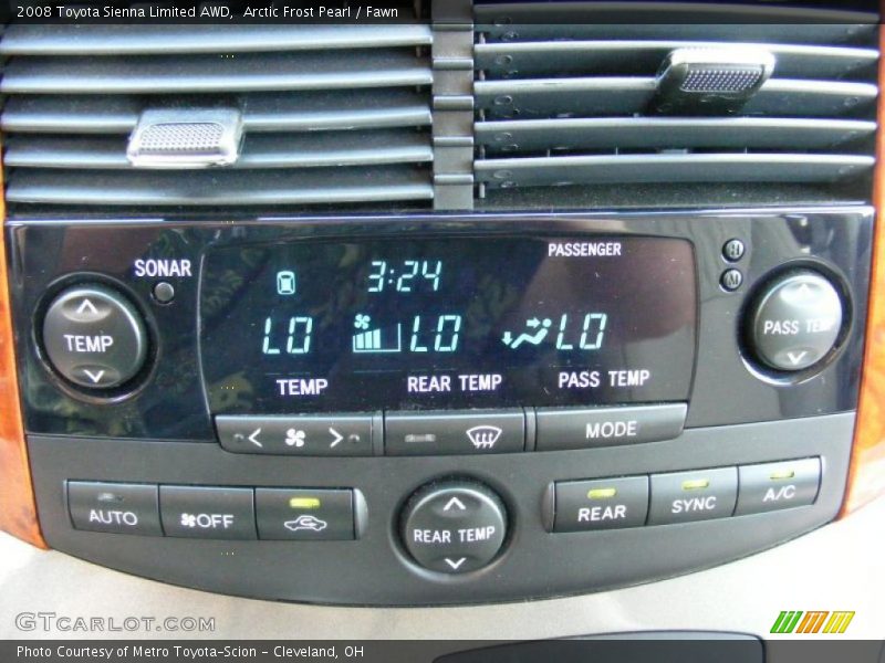 Arctic Frost Pearl / Fawn 2008 Toyota Sienna Limited AWD