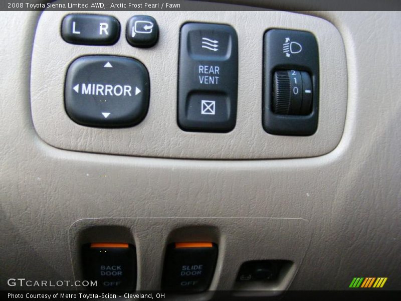 Arctic Frost Pearl / Fawn 2008 Toyota Sienna Limited AWD