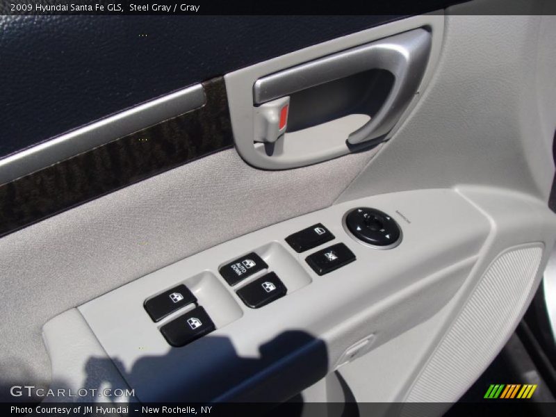 Steel Gray / Gray 2009 Hyundai Santa Fe GLS