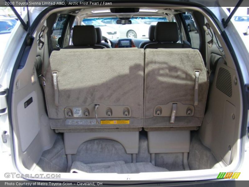 Arctic Frost Pearl / Fawn 2008 Toyota Sienna Limited AWD