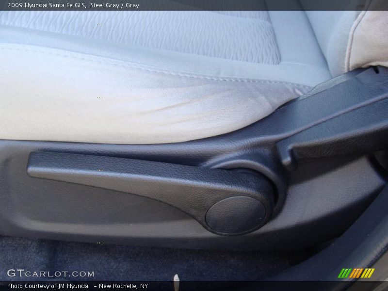 Steel Gray / Gray 2009 Hyundai Santa Fe GLS