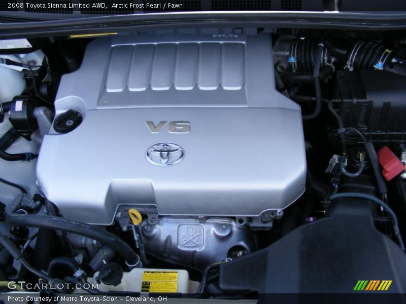 Arctic Frost Pearl / Fawn 2008 Toyota Sienna Limited AWD