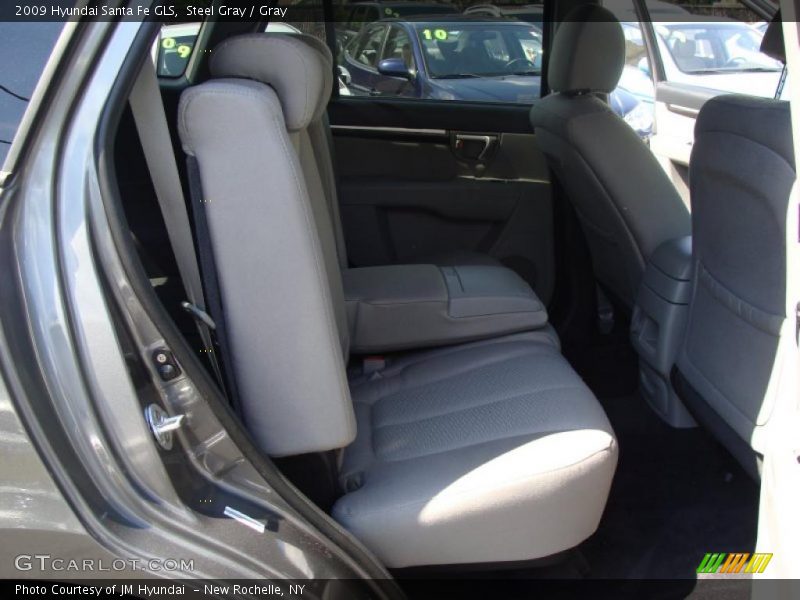 Steel Gray / Gray 2009 Hyundai Santa Fe GLS