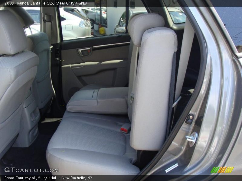 Steel Gray / Gray 2009 Hyundai Santa Fe GLS