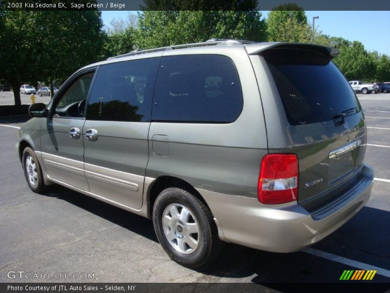 Sage Green / Beige 2003 Kia Sedona EX