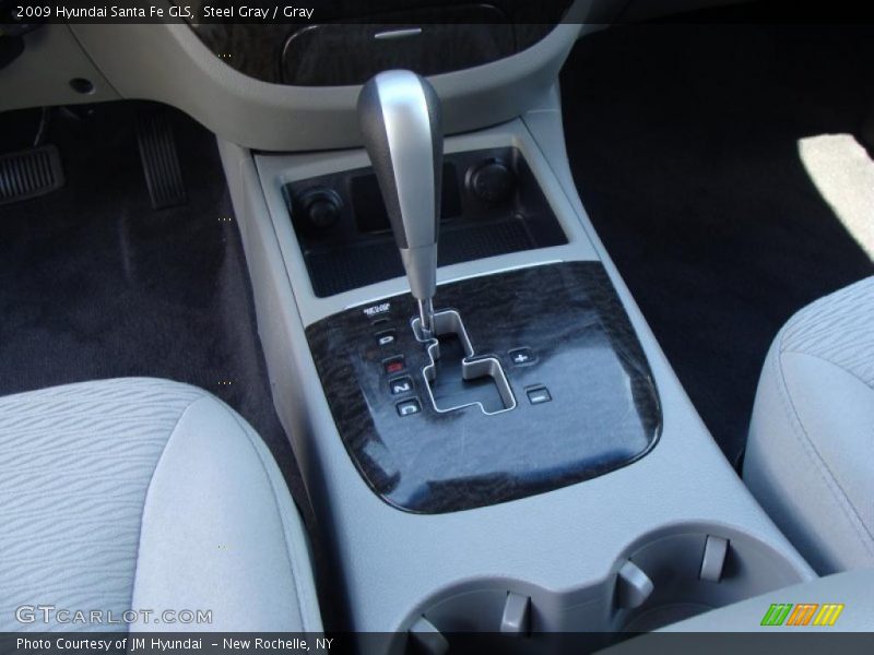 Steel Gray / Gray 2009 Hyundai Santa Fe GLS