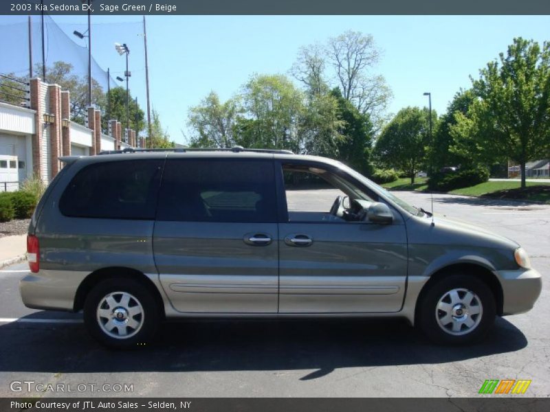 Sage Green / Beige 2003 Kia Sedona EX