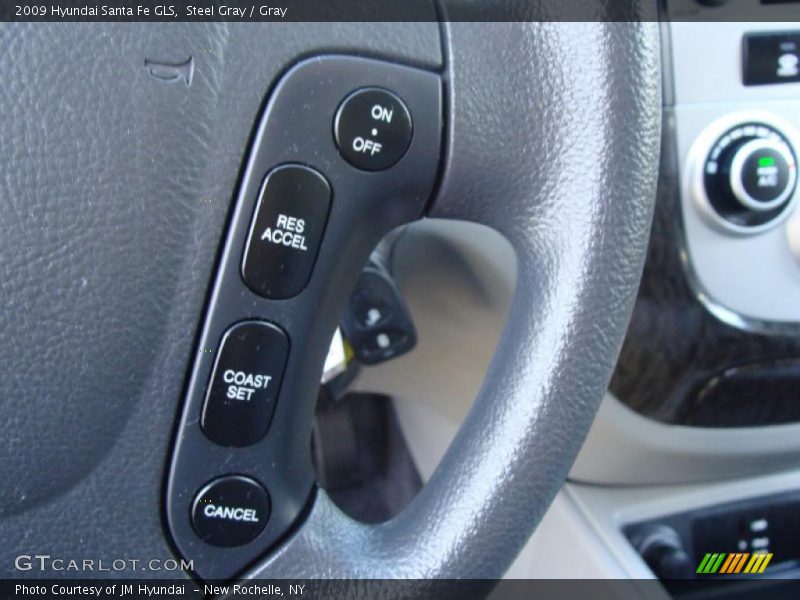 Steel Gray / Gray 2009 Hyundai Santa Fe GLS