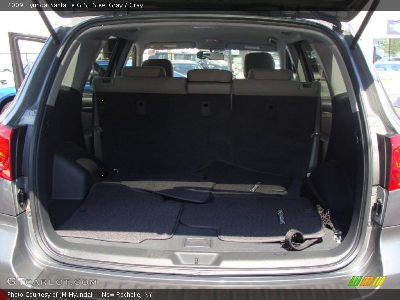 Steel Gray / Gray 2009 Hyundai Santa Fe GLS