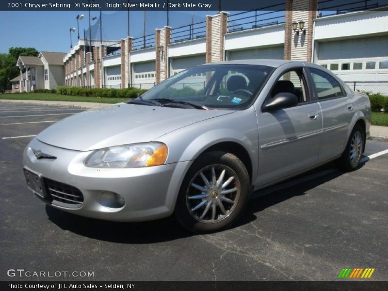 Bright Silver Metallic / Dark Slate Gray 2001 Chrysler Sebring LXi Sedan