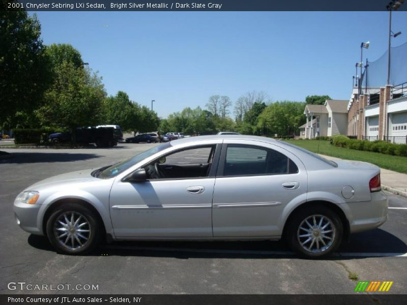 Bright Silver Metallic / Dark Slate Gray 2001 Chrysler Sebring LXi Sedan