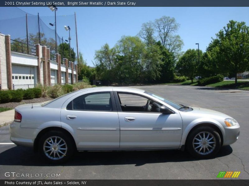 Bright Silver Metallic / Dark Slate Gray 2001 Chrysler Sebring LXi Sedan
