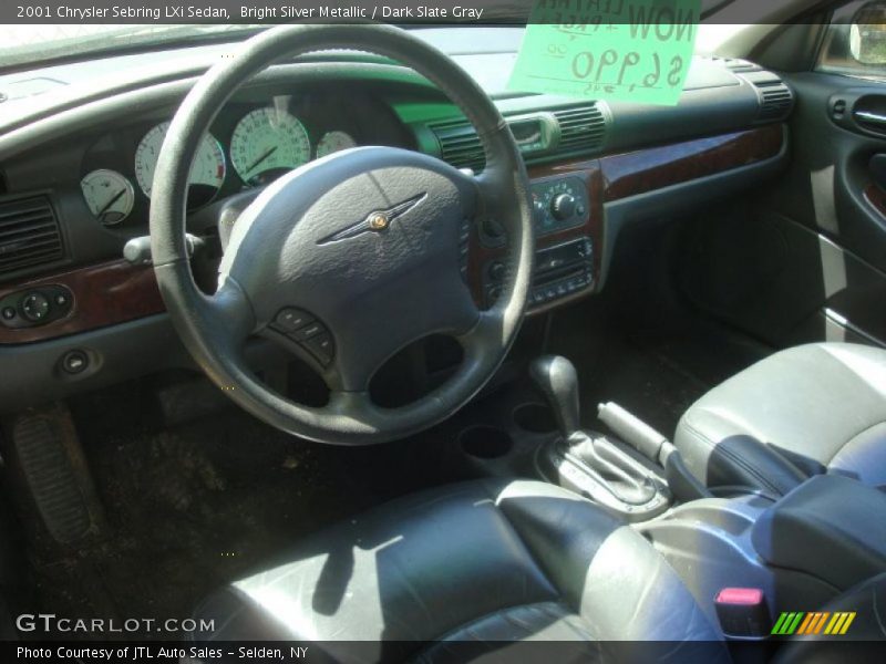 Bright Silver Metallic / Dark Slate Gray 2001 Chrysler Sebring LXi Sedan