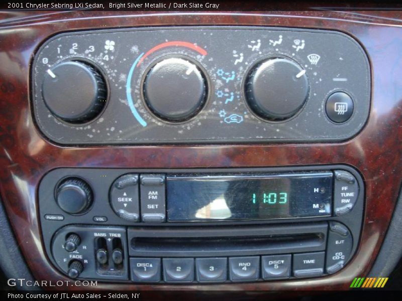 Bright Silver Metallic / Dark Slate Gray 2001 Chrysler Sebring LXi Sedan