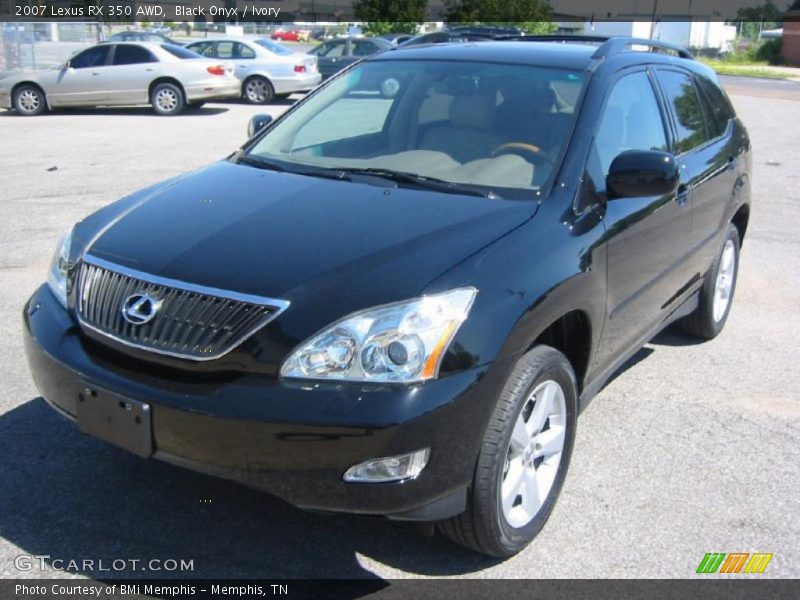 Black Onyx / Ivory 2007 Lexus RX 350 AWD