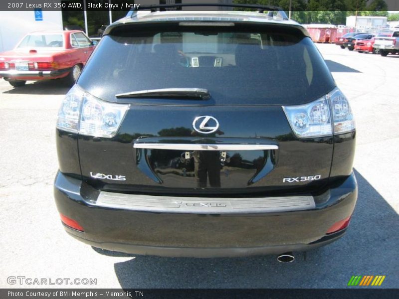Black Onyx / Ivory 2007 Lexus RX 350 AWD